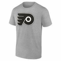 NHL Gray Philadelphia Flyers Big & Tall Personalized Name & Number Monochrome T-Shirt