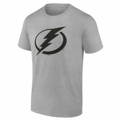 NHL Gray Tampa Bay Lightning Big & Tall Personalized Name & Number Monochrome T-Shirt