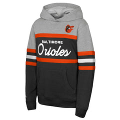 MLB Baltimore Orioles Mitchell & Ness Youth Cooperstown Head Coach Pullover Hoodie