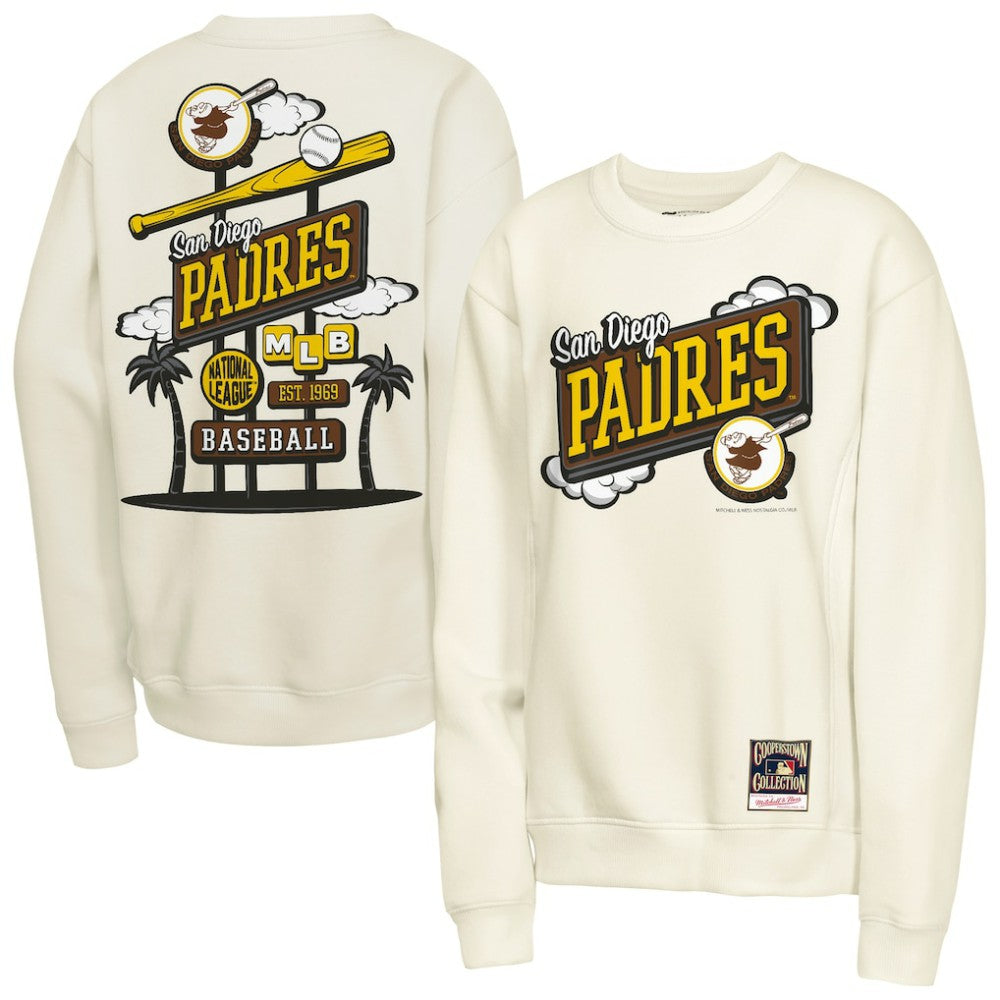MLB San Diego Padres Mitchell & Ness Youth Retro Billboard Sweatshirt