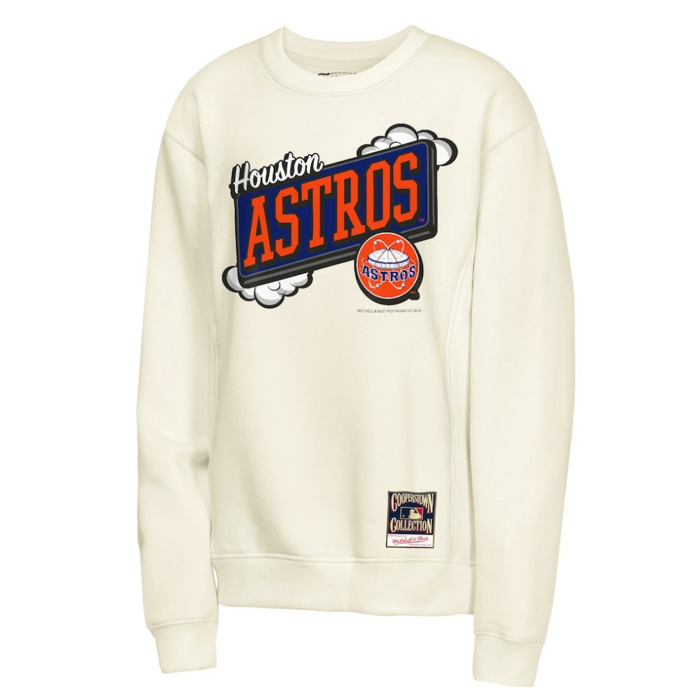 MLB Houston Astros Mitchell & Ness Youth Retro Billboard Sweatshirt