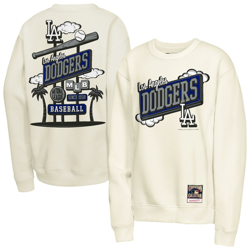 MLB Los Angeles Dodgers Mitchell & Ness Youth Retro Billboard Sweatshirt