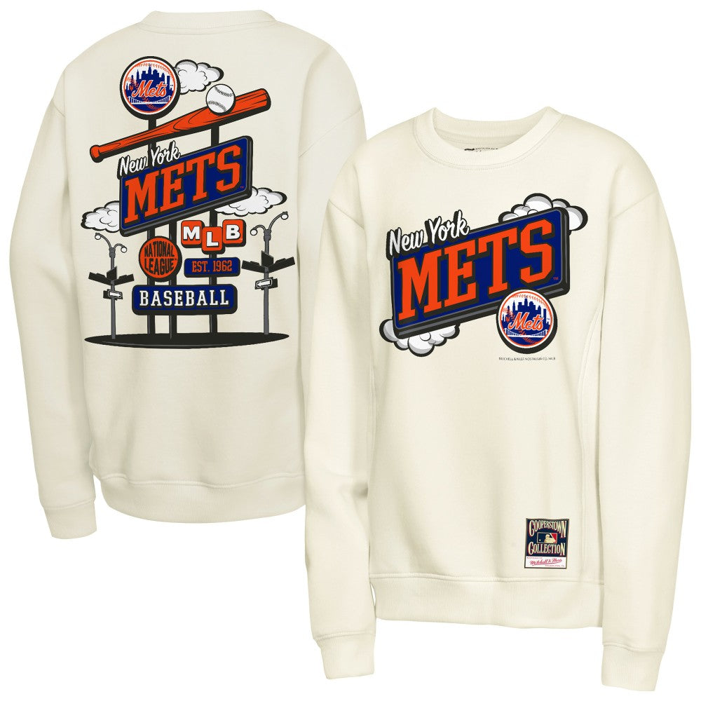 MLB New York Mets Mitchell & Ness Youth Retro Billboard Sweatshirt