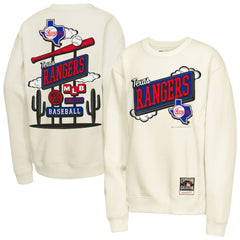 MLB Texas Rangers Mitchell & Ness Youth Retro Billboard Sweatshirt