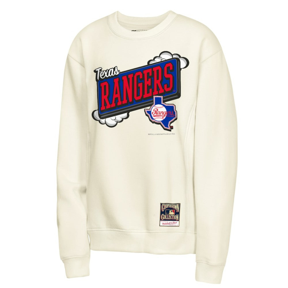 MLB Texas Rangers Mitchell & Ness Youth Retro Billboard Sweatshirt