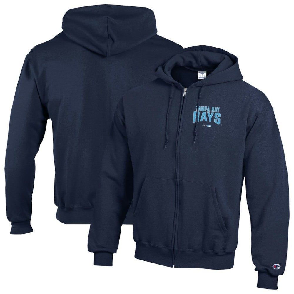MLB Tampa Bay Rays Champion Eco Powerblend Full-Zip Hoodie