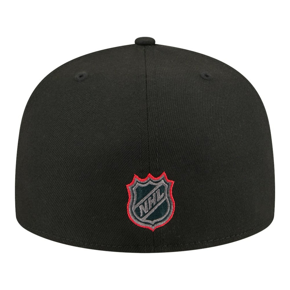 NHL Black Washington Capitals New Era Color Pop 59FIFTY Fitted Hat