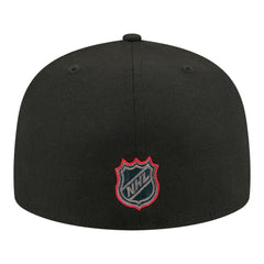 NHL Black Washington Capitals New Era Color Pop 59FIFTY Fitted Hat