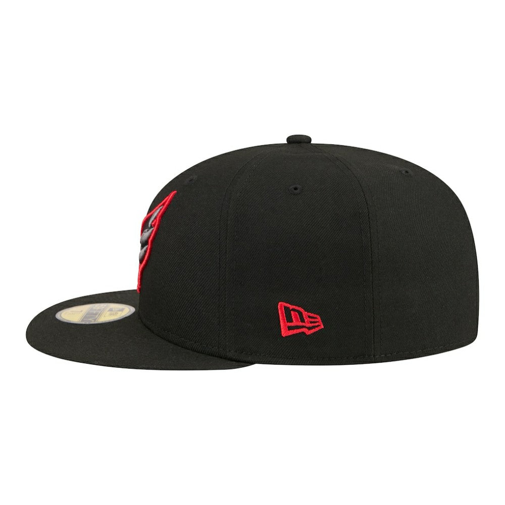 NHL Black Washington Capitals New Era Color Pop 59FIFTY Fitted Hat