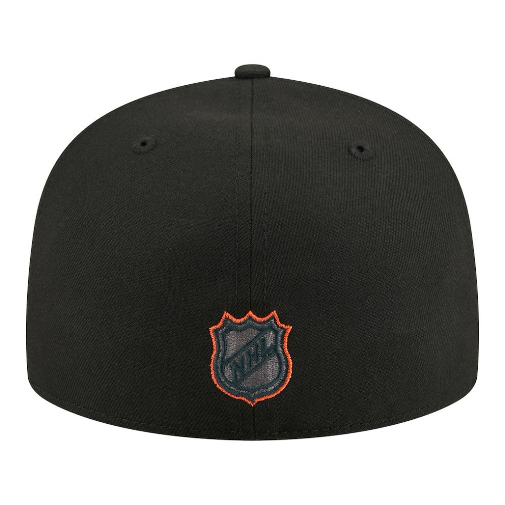 NHL Black Anaheim Ducks New Era Color Pop 59FIFTY Fitted Hat