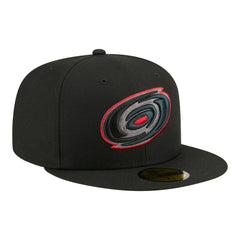 NHL Black Carolina Hurricanes New Era Color Pop 59FIFTY Fitted Hat