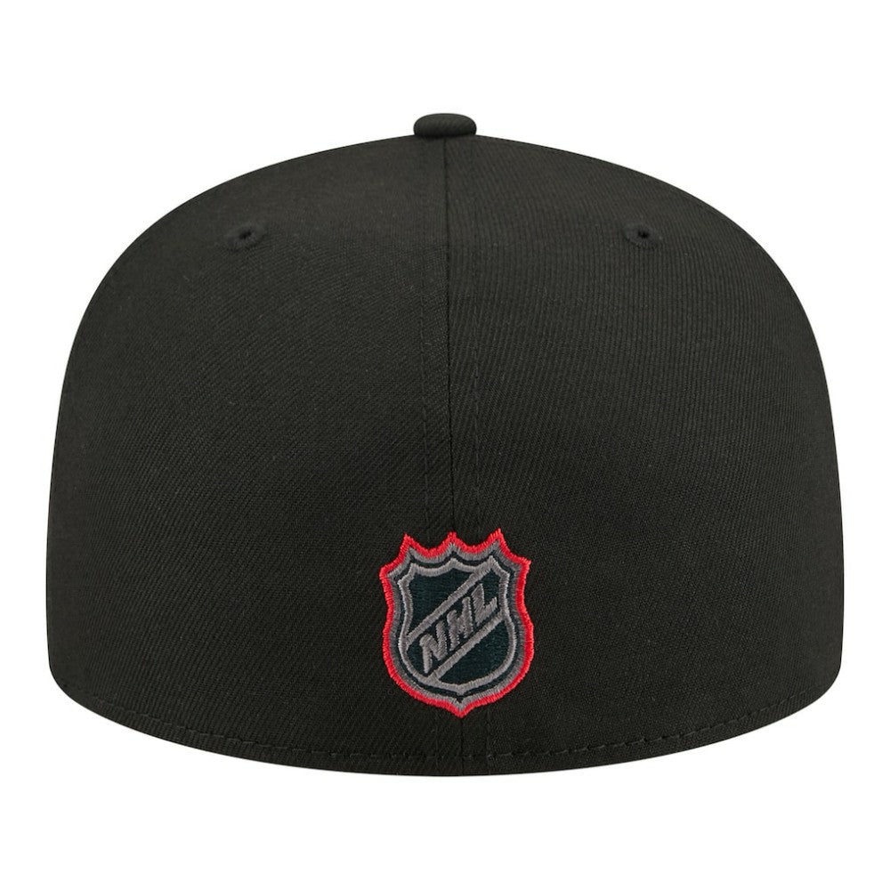 NHL Black Carolina Hurricanes New Era Color Pop 59FIFTY Fitted Hat