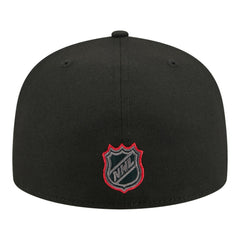 NHL Black Carolina Hurricanes New Era Color Pop 59FIFTY Fitted Hat