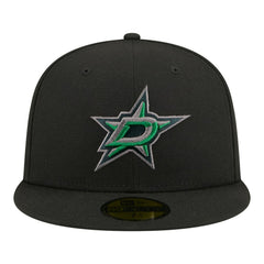 NHL Black Dallas Stars New Era Color Pop 59FIFTY Fitted Hat