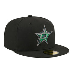 NHL Black Dallas Stars New Era Color Pop 59FIFTY Fitted Hat