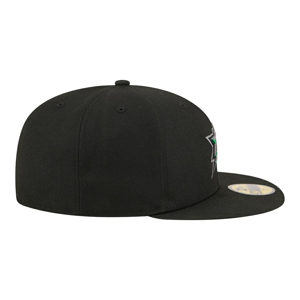 NHL Black Dallas Stars New Era Color Pop 59FIFTY Fitted Hat