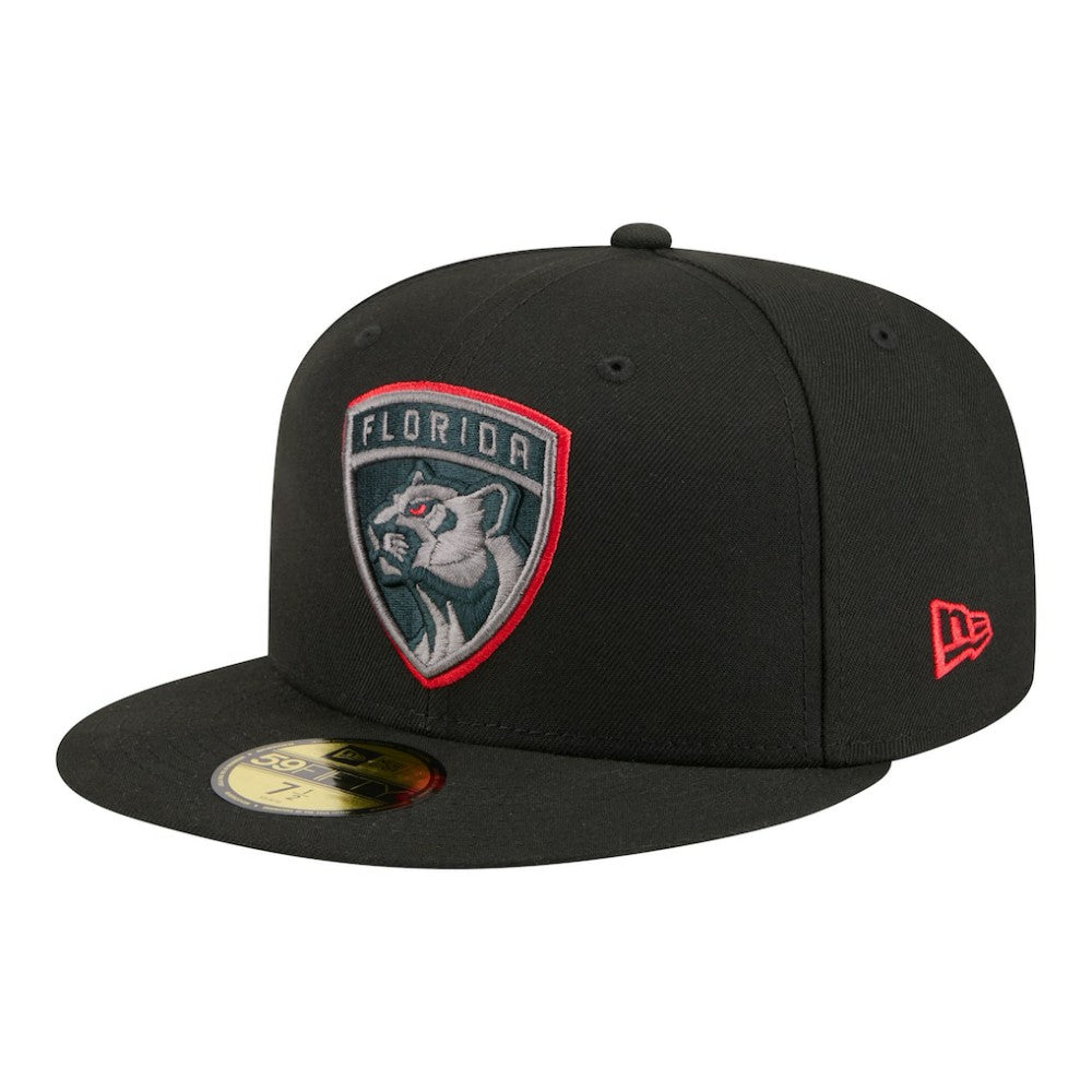 NHL Black Florida Panthers New Era Color Pop 59FIFTY Fitted Hat