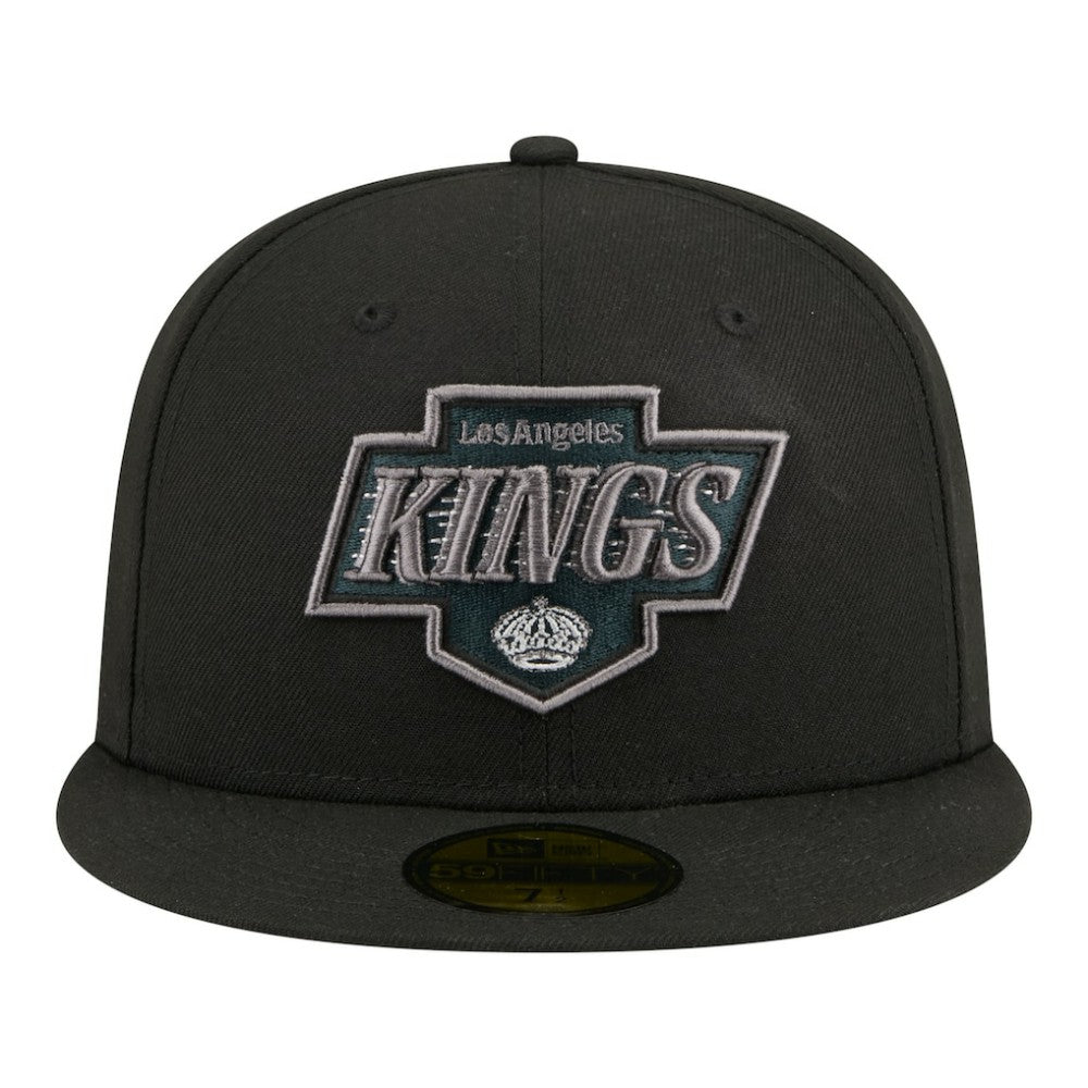 NHL Black Los Angeles Kings New Era Color Pop 59FIFTY Fitted Hat