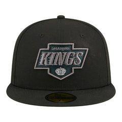 NHL Black Los Angeles Kings New Era Color Pop 59FIFTY Fitted Hat