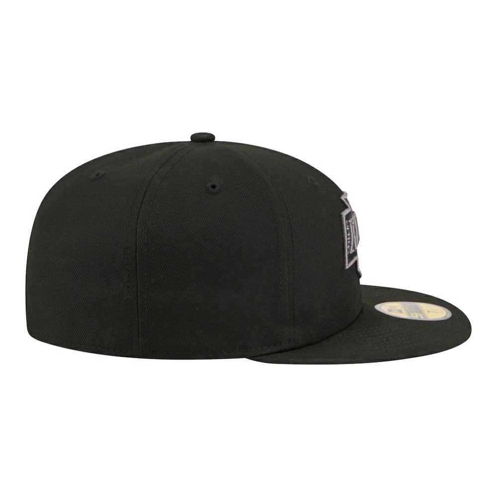NHL Black Los Angeles Kings New Era Color Pop 59FIFTY Fitted Hat