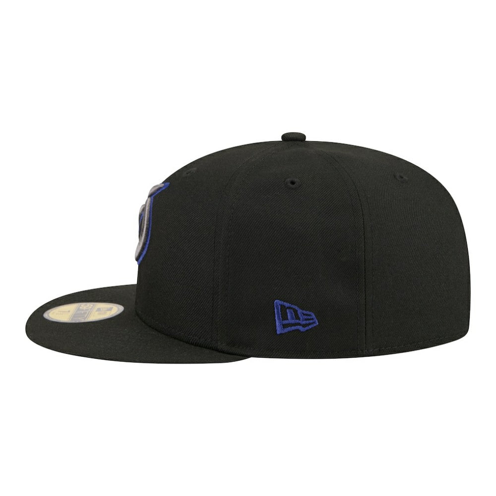 NHL Black Tampa Bay Lightning New Era Color Pop 59FIFTY Fitted Hat