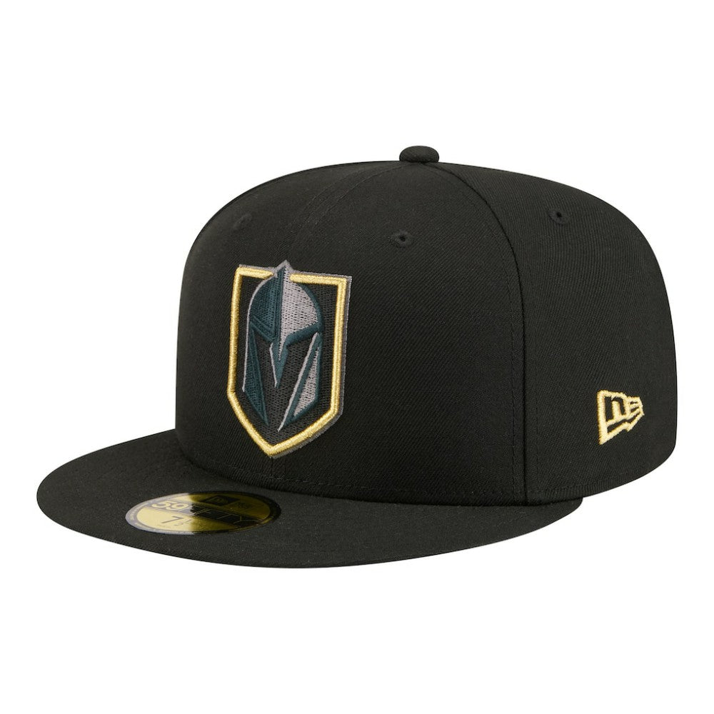 NHL Black Vegas Golden Knights New Era Color Pop 59FIFTY Fitted Hat