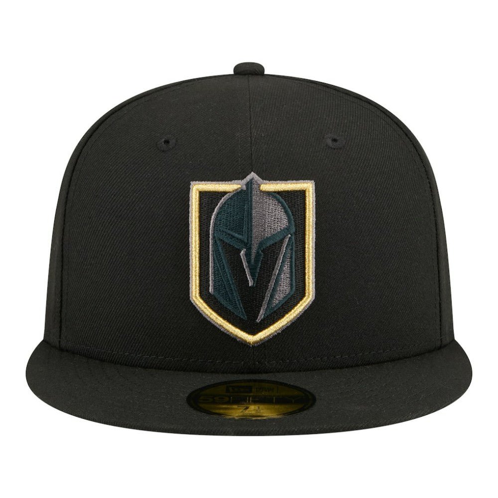NHL Black Vegas Golden Knights New Era Color Pop 59FIFTY Fitted Hat