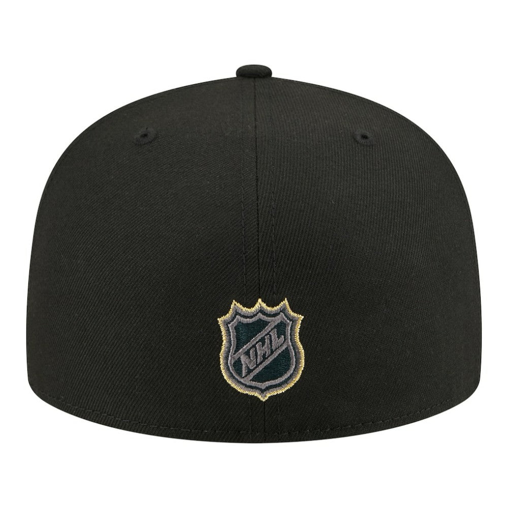 NHL Black Vegas Golden Knights New Era Color Pop 59FIFTY Fitted Hat