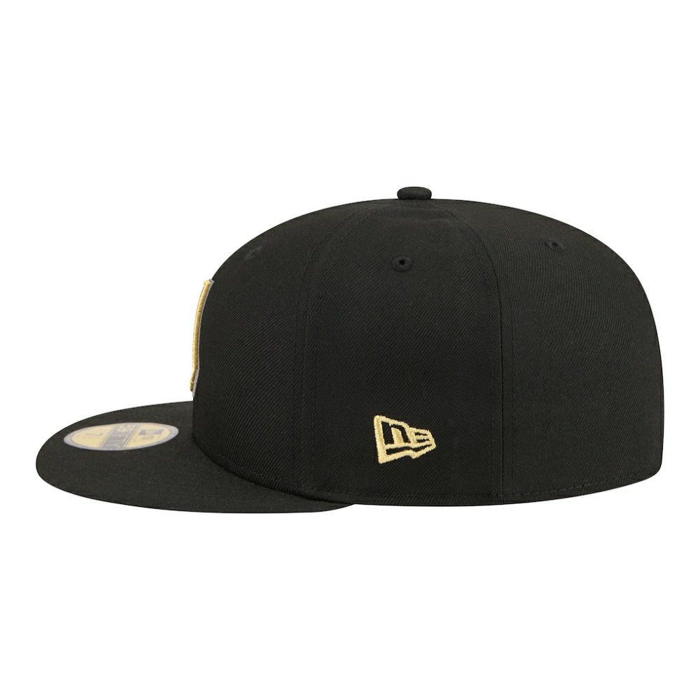 NHL Black Vegas Golden Knights New Era Color Pop 59FIFTY Fitted Hat