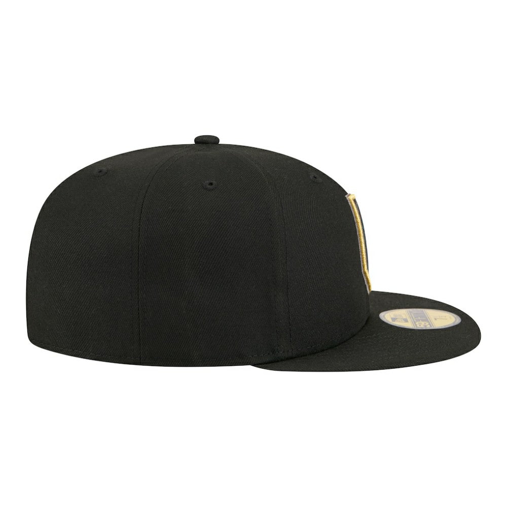NHL Black Vegas Golden Knights New Era Color Pop 59FIFTY Fitted Hat