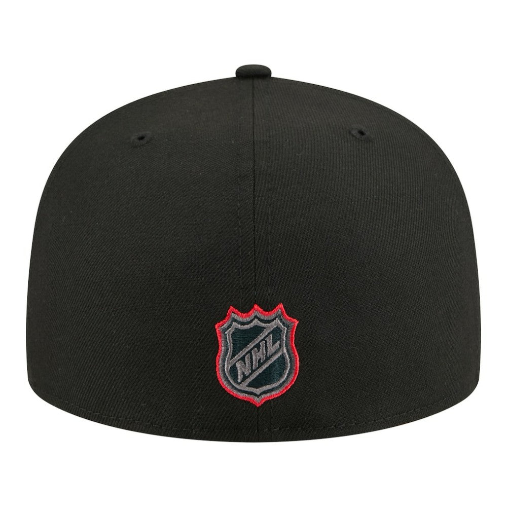 NHL Black Detroit Red Wings New Era Color Pop 59FIFTY Fitted Hat