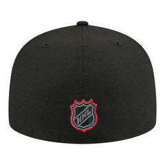 NHL Black Detroit Red Wings New Era Color Pop 59FIFTY Fitted Hat