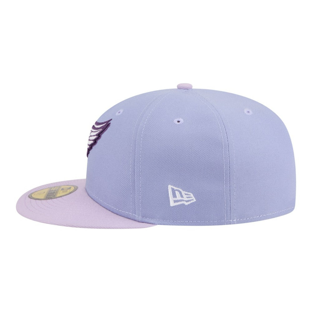 NHL Light Purple/Purple Detroit Red Wings New Era Lavender Bloom 59FIFTY Fitted Hat