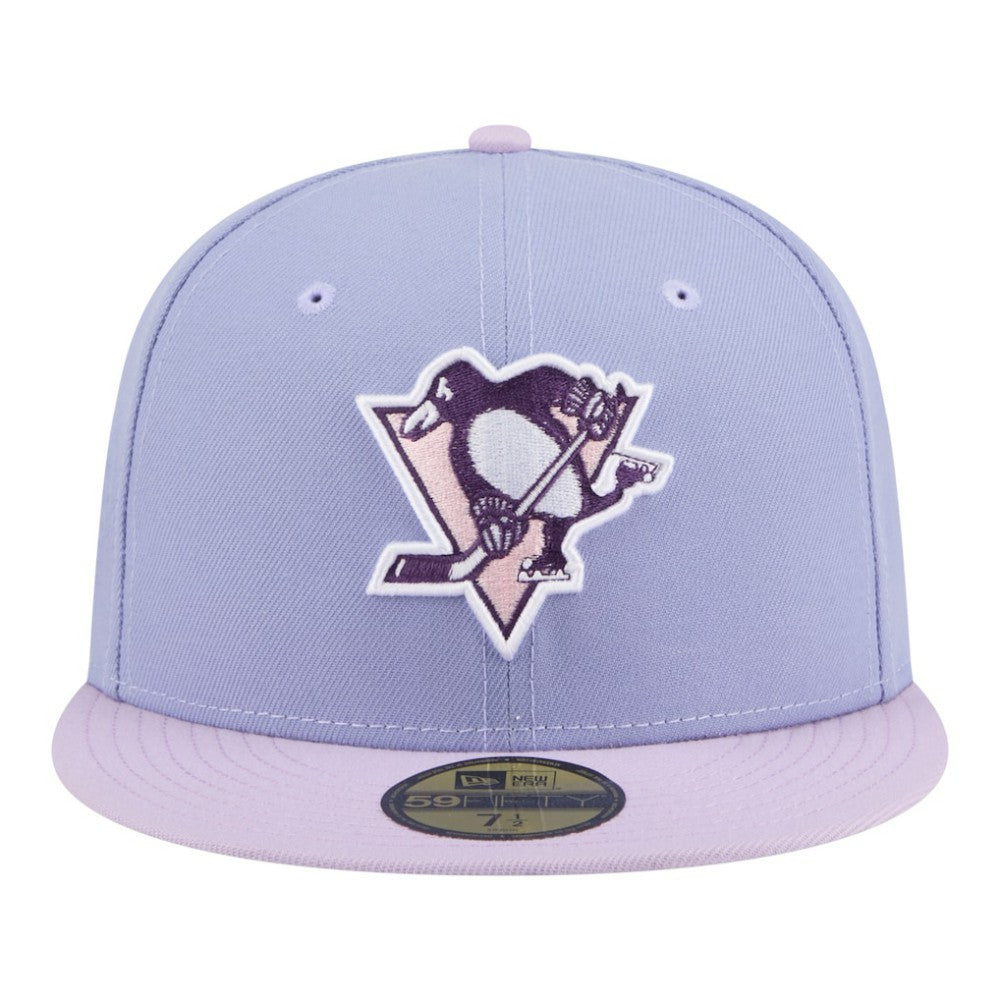 NHL Light Purple/Purple Pittsburgh Penguins New Era Lavender Bloom 59FIFTY Fitted Hat