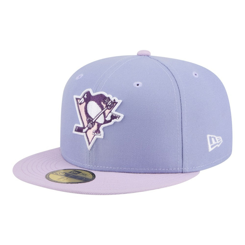 NHL Light Purple/Purple Pittsburgh Penguins New Era Lavender Bloom 59FIFTY Fitted Hat