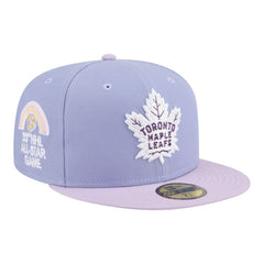 NHL Light Purple/Purple Toronto Maple Leafs New Era Lavender Bloom 59FIFTY Fitted Hat