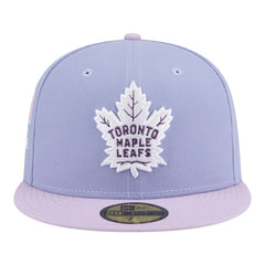 NHL Light Purple/Purple Toronto Maple Leafs New Era Lavender Bloom 59FIFTY Fitted Hat