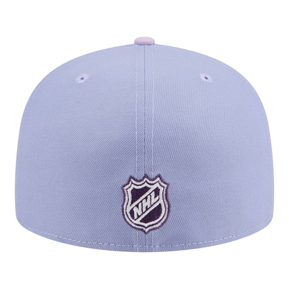 NHL Light Purple/Purple Toronto Maple Leafs New Era Lavender Bloom 59FIFTY Fitted Hat