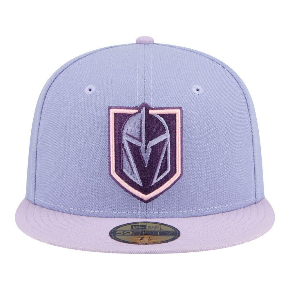 NHL Light Purple/Purple Vegas Golden Knights New Era Lavender Bloom 59FIFTY Fitted Hat