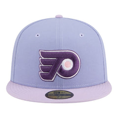 NHL Light Purple/Purple Philadelphia Flyers New Era Lavender Bloom 59FIFTY Fitted Hat