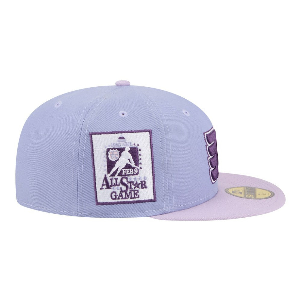 NHL Light Purple/Purple Philadelphia Flyers New Era Lavender Bloom 59FIFTY Fitted Hat