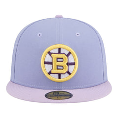 NHL Light Purple/Purple Boston Bruins New Era Lavender Bloom 59FIFTY Fitted Hat