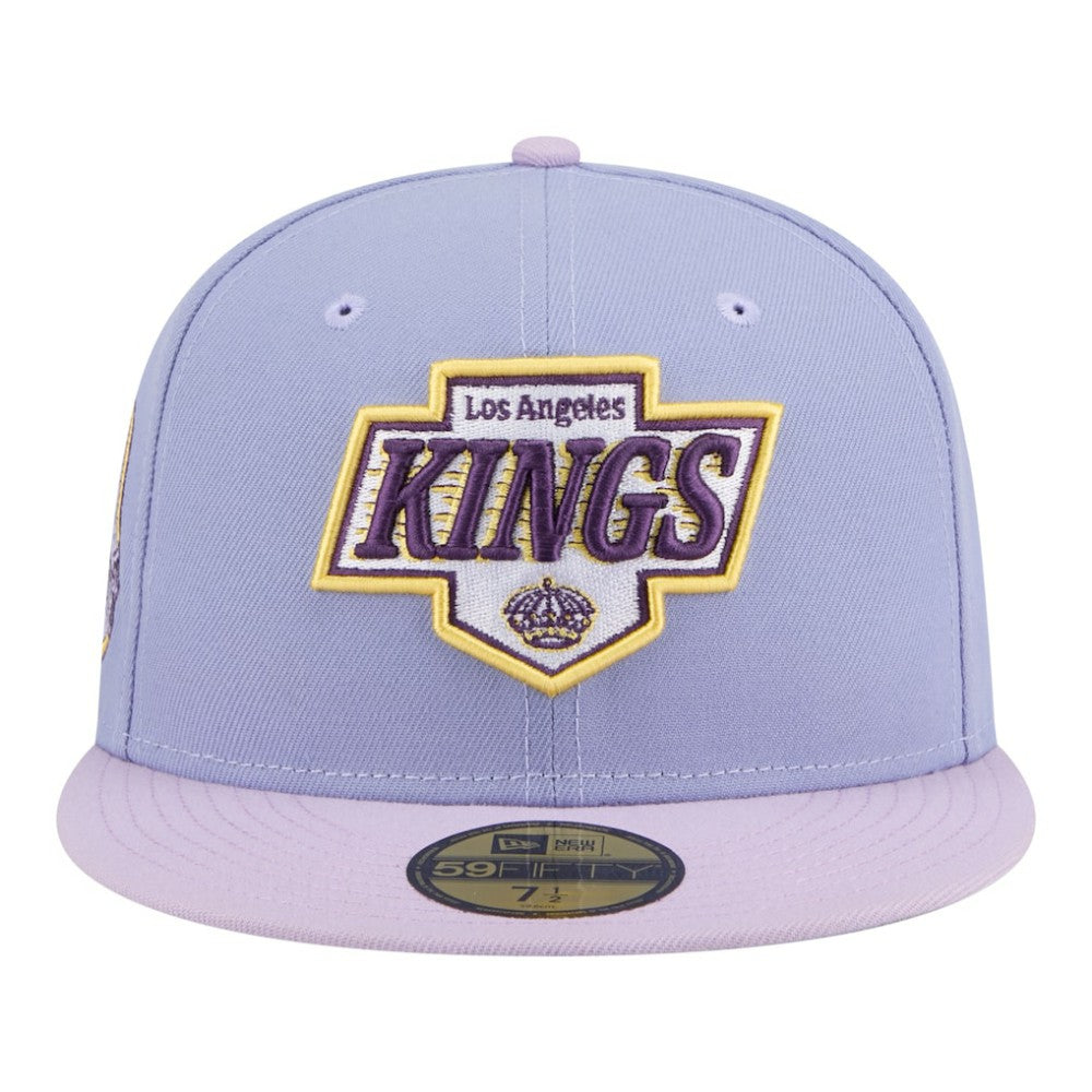 NHL Light Purple/Purple Los Angeles Kings New Era Lavender Bloom 59FIFTY Fitted Hat
