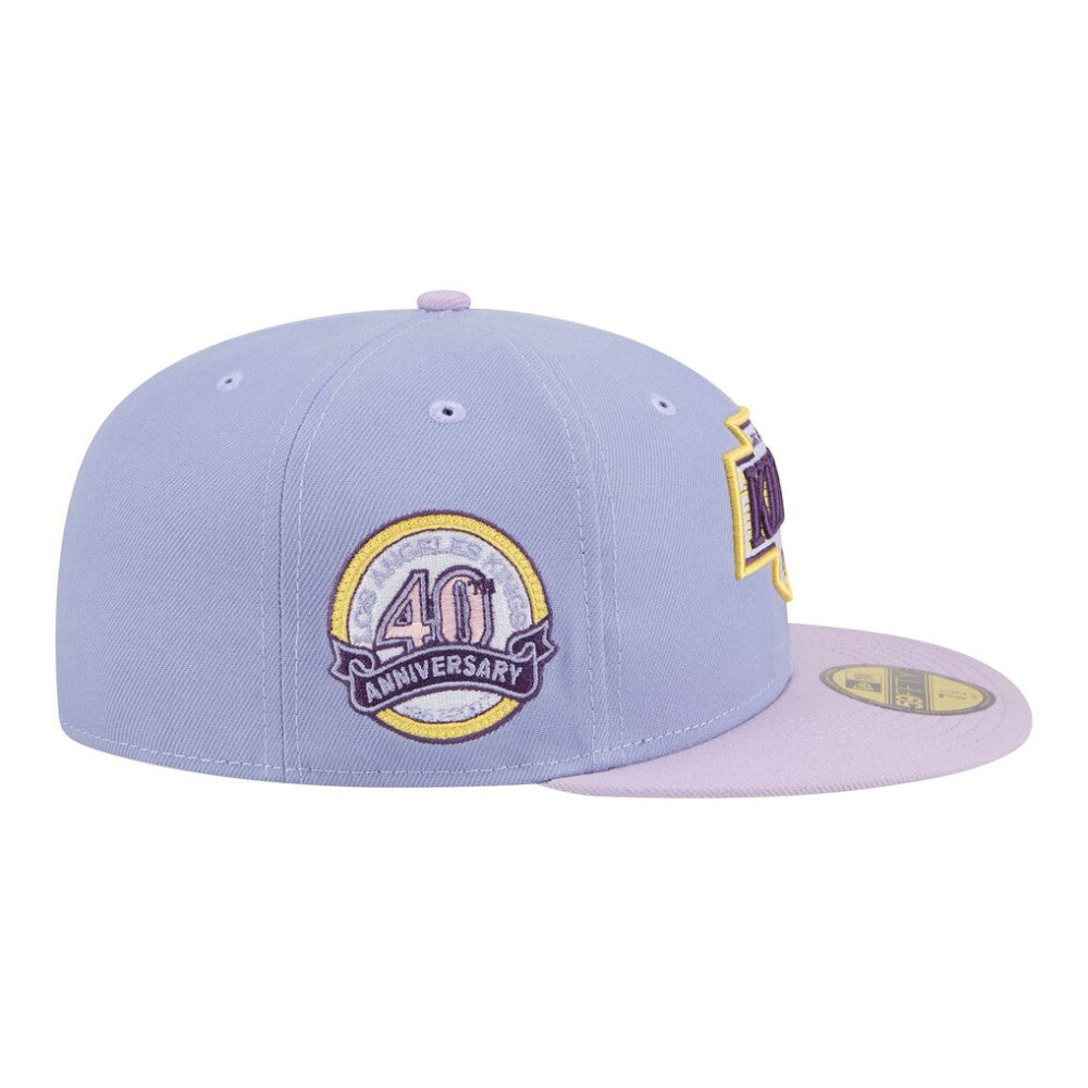 NHL Light Purple/Purple Los Angeles Kings New Era Lavender Bloom 59FIFTY Fitted Hat