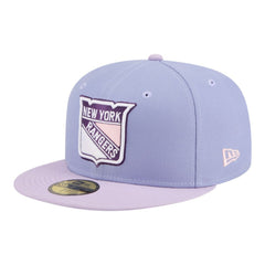 NHL Light Purple/Purple New York Rangers New Era Lavender Bloom 59FIFTY Fitted Hat