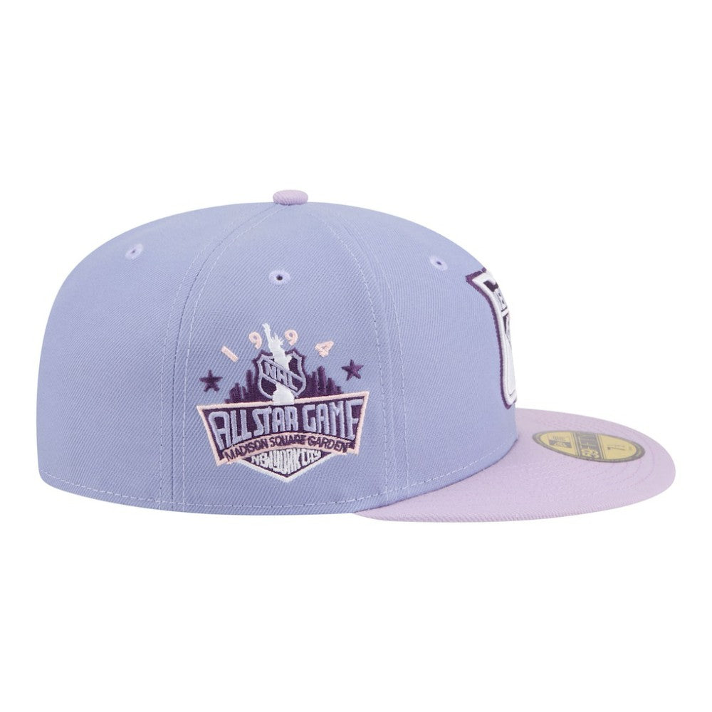 NHL Light Purple/Purple New York Rangers New Era Lavender Bloom 59FIFTY Fitted Hat