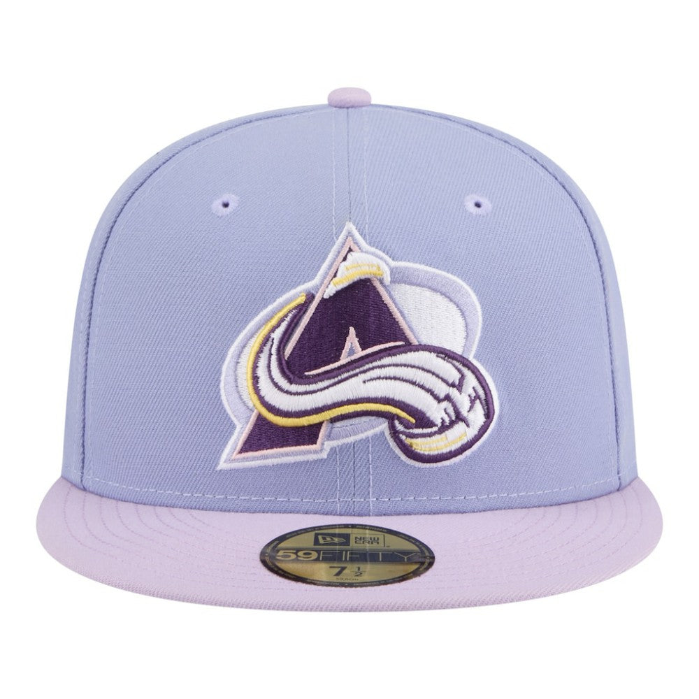 NHL Light Purple/Purple Colorado Avalanche New Era Lavender Bloom 59FIFTY Fitted Hat