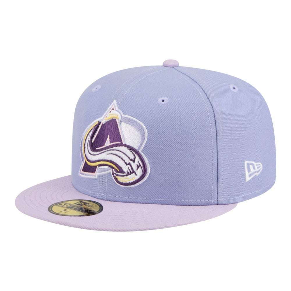 NHL Light Purple/Purple Colorado Avalanche New Era Lavender Bloom 59FIFTY Fitted Hat