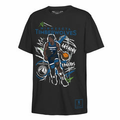 NBA Anthony Edwards Minnesota Timberwolves Outerstuff Youth Chalked Up Player Name & Number T-Shirt
