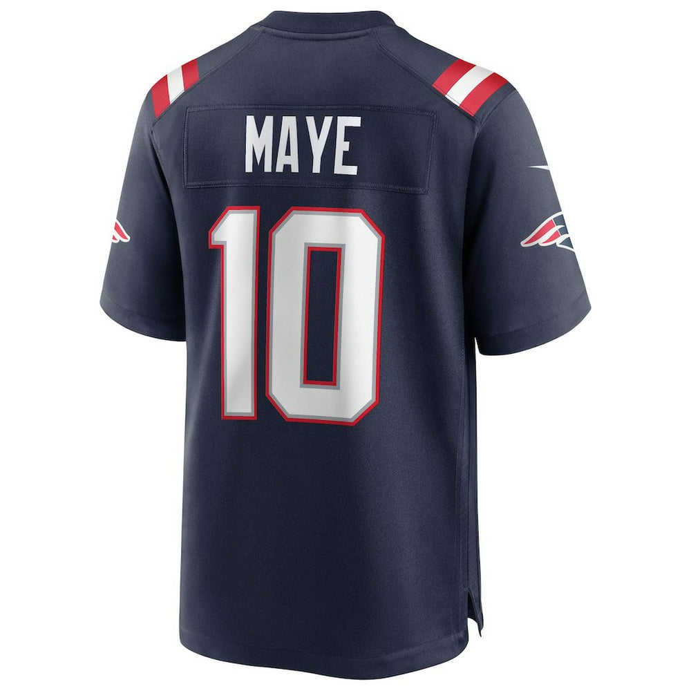 Drake Maye  Super Bowl LX Patch Game Jersey - New England Patriots